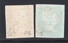 1840 Great Britain  Sc 1  Sg 2  Used  Fvf  Plate 5 Red   Black