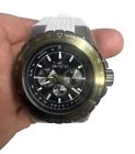 Invicta Men   s Aviator Watch Model 39313 Quartz 50mm Stainless Steel Green Bezel