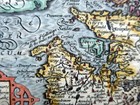 Scotland Loch Lomond C1627 By Van Den Keere  Miniature Speed Genuine Antique Map