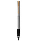 Parker Jotter Rollerball Stainless Steel Gold Trim Fine Point Black Ink Gift Set