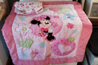 Disney Minnie Mouse Crib Comforter And Sheet  Clean