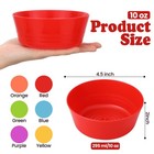 Foaincore 24 Pcs Kids Plastic Bowls 10 Oz 4 X 4 5 X 2 Inches  Pastel Colors