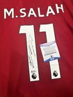 Signed Autographed Liverpool Jersey  11 Red Mohamed Salah Bas Authentication