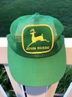John Deere K-products Snapback Hat Trucker Cap All Mesh Patch Usa Hat Vintage