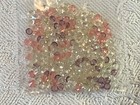 Bag Of 215 Very Tiny Sparkling Multi-colored Glass Rhinestones  Nos