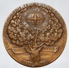 1962-usa france-first National City Bank-art Bronze Medal