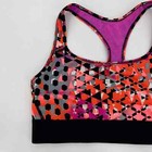 Victoria s Secret Sport Sports Bra Women s Size M Multicolor Racerback Gym Yoga