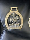 Horse Brass Vintage Decorative Medallions Lot Of 4