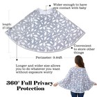 Baby Nursing Cover   Poncho - 27 55 Inch  pack Of 1   Grey Feathers