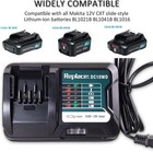 Dc10wd 12v Cxt Li-ion Battery Charger For Makita Replaces For Makita 12v Charger