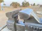 Vintage Craftsman 3-1 2    Jaw Bench Vise with Swivel Base   Pipe Grips 17 Lbs