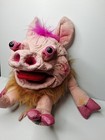 Scrushkins Ugly Pig Troll Plush Hand Puppet Toy Vision 1990 s Rare Htf Vtg