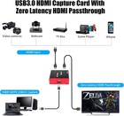 Mirabox Hsv3202 4k Passthru Hdmi Capture Card Usb 3 0 1080p  New