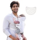 Baby Carrier 2-position Ergonomic Lightweight Infant 7-26lbs Adjustable Bib New