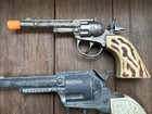 Lot Of 4 Vintage Antique Cap Guns Hubley