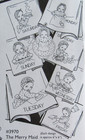 Aunt Marthas 3970 Merry Maid Days Of Week T-towel Embroidery Transfer Pattern Uc