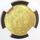 Austria  Joseph Ii Gold Ducat 1787-a Ms61 Ngc  Vienna Mint  Km1873 