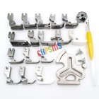 16pcs Presser Foot Set   Parts For Singer  20u  95  96  195k  196k  491d  591d