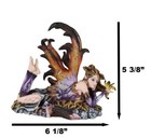 Ebros Polyresin Golden Butterfly Fairy Figurine Statue 6  Wide