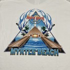 Vintage Hard Rock Cafe Myrtle Beach Tee White Large Vtg Usa Music Rock And Roll