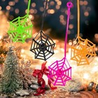 24pcs Sticky Spider Web Party Favors Pack  7 5 Inches In Total Length  