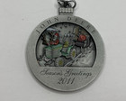 Vintage John Deere Season Greetings 2011 Christmas 4410 Ornament No  16 Metal