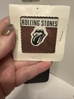 Original Rolling Stones 2x2 Glass Carnival Mirror On 4x4 Folded Cardboard