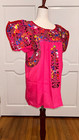 Handmade Embroidered San Antonino Blouse  Mexican Top  S m l 