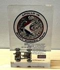 Apollo 15 Lucite Display With Owens Corning Fiberglas Beta Cloth And Lunar Rover