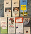 Canada Road Maps  gulf  Texaco  American  Chevron  Richfield  Vintage Lot Of 7