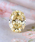10 Ct Oval Cut Natural Yellow Color Diamond D Grade Vvs1 Certified Stone