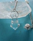 Herkimer Diamond Dowsing Pendulum  Petite 12 Sided Tibetan Herkimer Diamond