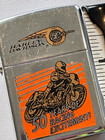 Harley-davidson Zippo Lighter 50 Years Racing Excitement Motorcycle Silver