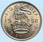 1950 Great Britain Uk United Kingdom Vintage Shilling Coin King George Vi I96755