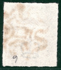 Penny Black 1840 Qv Stamp Gb Sg 2 1d Plate 6  mi  Orange-red Mx Cat   400 Msb10