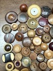 Vintage Lot Of 175 Vegetable Ivory Buttons - Dyed  Carved  Pressed  Etc   z7 