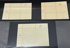 Israel Scott  7-9 1948 Doar Ivri Plate Blocks Of Four Mnh  Cert For 1000p Block 