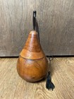 Vintage Pear-shape Wood Tea Caddy