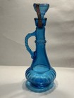 Vintage I Dream Of Jeannie Blue Glass Jim Beam Liquor Decanter Genie Bottle 1973