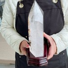 10lb Natural Ghost Phantom Quartz Crystal Stone Double Point Healing C2660