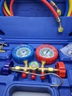 Omt 3-valve Manifold Gauge Set Ac Hvac R134a R410a R22 R404a Refrigerant W case
