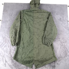 Vintage 80s Us Army Military Night Desert Camouflage Camo Fishtail Parka S Small