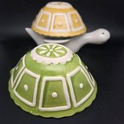 Vtg Pier 1 Turtle Measuring Cup Set 5 Pc Stoneware Stacking Animal Spouts Unique