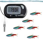Aquarium Digital Thermometer Fish Tank Salt Water Terrarium