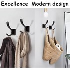 Towel Holder For Bathroom Wall Hooks Bath Towel Rack Shower Towel Holder 3 Pack