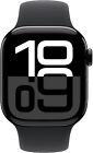 Apple Watch Series 10 46mm Gps Jet Black W  M l Black Sport Band Mwwq3lw a