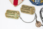 Wwii 10th Air Force Cbi Theater Made Grouping Dog Tags Leather Patch Wings Rare