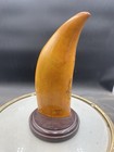 Vintage Nwm Artek Faux Sperm Whale Tooth Scrimshaw The Last Whaler C W Morgan Vg