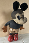 Walt Disney Mickey Mouse Knickerbocker 1930 s Plush Figure Composite Shoes