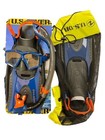 Us Divers Silicone Snorkel Swim Surf Scuba Diving Ocean Gopro Ready Adult S m